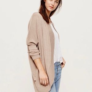Lou & Grey | LOFT Camel Cocoon Cardigan Sweater
